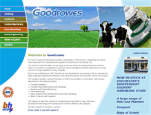 Tablet Screenshot of goodrowes.co.uk